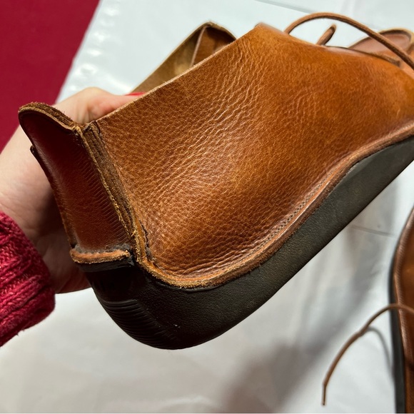 Polo Ralph Lauren men’s 11D BROWN Cowhide LEATHER Lace-Up Chukka Boots,  BRAZIL - Picture 13 of 16